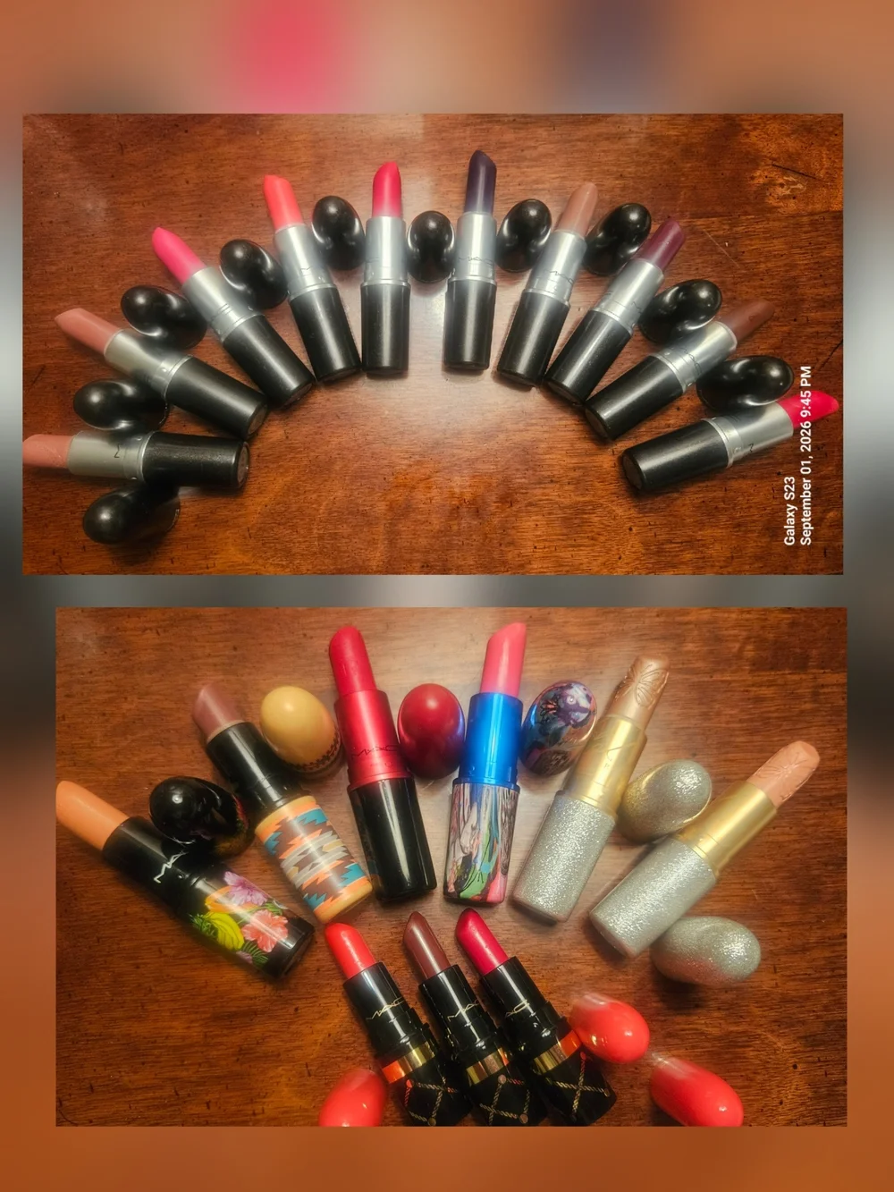 MAC Cosmetics HUGE 20 Lipstick bundle in Pink, Red, Nude, Purple.